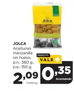 Alimerka JOLCA Aceitunas manzanilla sin hueso oferta