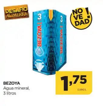 Alimerka BEZOYA Agua mineral oferta