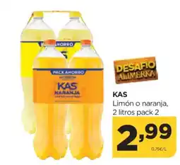 Alimerka KAS Limón o naranja oferta