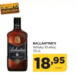 Alimerka BALLANTINE'S Whisky 10 años oferta