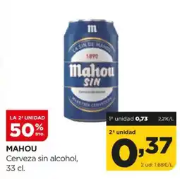 Alimerka MAHOU Cerveza sin alcohol oferta