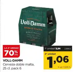 Alimerka VOLL-DAMM Cerveza doble malta oferta