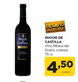 Alimerka MAYOR CASTILLA Vino Ribera del Duero, crianza oferta