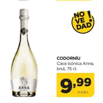 Alimerka CODORNÍU Cava icónica Anna, brut oferta