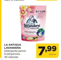 Alimerka LA ANTIGUA LAVANDERA Detergente jazmín & bergamota, 46 cápsulas oferta