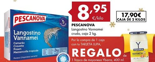 Supermercados Lupa PESCANOVA Langostino Vannamei crudo oferta