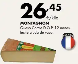 Supermercados Lupa MONTAGNON Queso Comte D.O.P. 12 meses, leche cruda de vaca. oferta