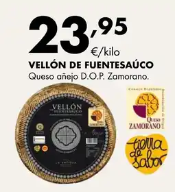 Supermercados Lupa VELLÓN DE FUENTESAÚCO Queso añejo D.O.P. Zamorano. oferta