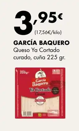 Supermercados Lupa GARCÍA BAQUERO Queso Ya Cortado curado oferta