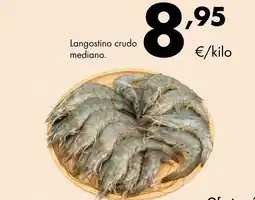Supermercados Lupa Langostino crudo mediano. oferta