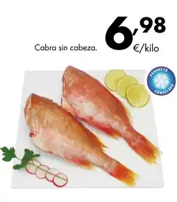 Supermercados Lupa Cabra sin cabeza oferta
