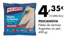 Supermercados Lupa PESCANOVA Filetes de merluza Argentina sin piel oferta