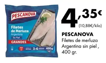 Supermercados Lupa PESCANOVA Filetes de merluza Argentina sin piel oferta