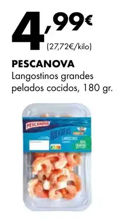 Supermercados Lupa PESCANOVA Langostinos grandes pelados cocido oferta
