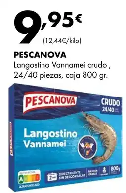 Supermercados Lupa PESCANOVA Langostino Vannamei crudo oferta