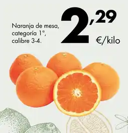 Supermercados Lupa Naranja de mesa oferta