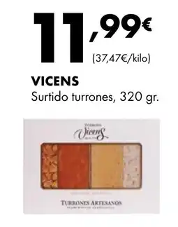Supermercados Lupa VICENS Surtido turrones oferta