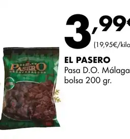 Supermercados Lupa EL PASERO Pasa D.O. Málaga oferta
