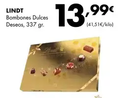 Supermercados Lupa LINDT Bombones Dulces Deseos oferta