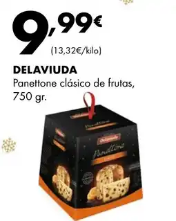 Supermercados Lupa DELAVIUDA Panettone clásico de frutas oferta