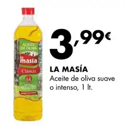 Supermercados Lupa LA MASÍA Aceite de oliva suave o intenso oferta