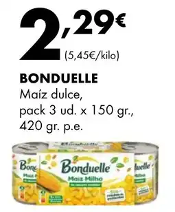 Supermercados Lupa BONDUELLE Maíz dulce oferta
