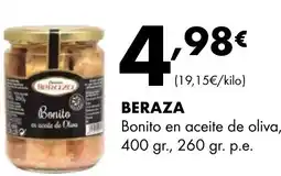 Supermercados Lupa BERAZA Bonito en aceite de oliva oferta
