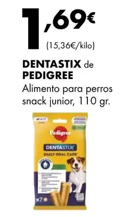 Supermercados Lupa PEDIGREE Dentastix de alimento para perros snack junior oferta