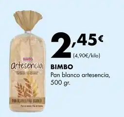 Supermercados Lupa BIMBO Pan blanco artesencia oferta
