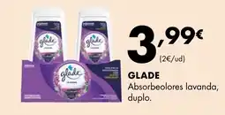 Supermercados Lupa GLADE Absorbeolores lavanda duplo oferta