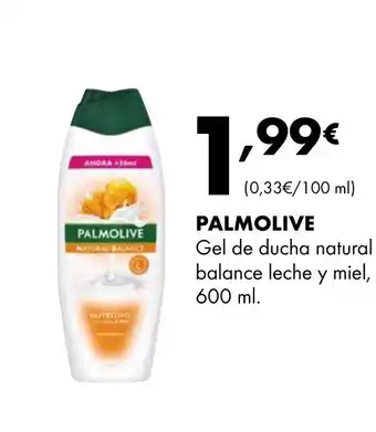 Supermercados Lupa PALMOLIVE Gel de ducha natural balance leche y miel oferta