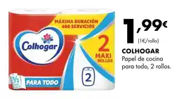 Supermercados Lupa COLHOGAR Papel de cocina para todo, 2 rollos. oferta