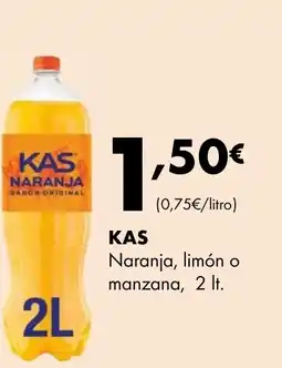 Supermercados Lupa KAS Naranja, limón o manzana oferta