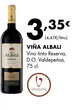 Supermercados Lupa VIÑA ALBALI Vino tinto Reserva, D.O. Valdepeñas oferta