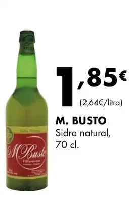 Supermercados Lupa M. BUSTO Sidra natural oferta