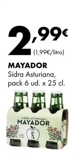 Supermercados Lupa MAYADOR Sidra Asturiana oferta
