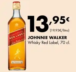 Supermercados Lupa JOHNNIE WALKER Whisky Red Label oferta