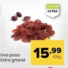 Uva pasa extra granel