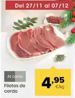 Autoservicios Familia Filetes de cerdo oferta