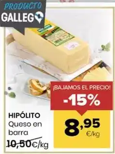 Autoservicios Familia Hipolito - queso en barra oferta