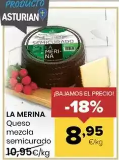 Autoservicios Familia La merina - queso mezcla semicurado oferta