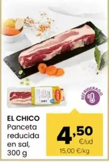 Autoservicios Familia El chico - panceta reducida en sal oferta