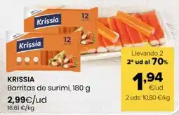Autoservicios Familia Krissia - barritas de surimi oferta