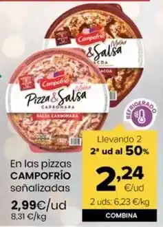 Autoservicios Familia Campofrío - en las pizzas oferta