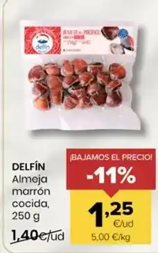 Autoservicios Familia Delfín - almeja marron cocida oferta