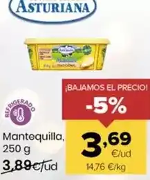 Autoservicios Familia Asturiana - mantequilla oferta