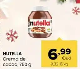 Autoservicios Familia Nutella - crema de cacao oferta
