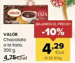 Autoservicios Familia Valor - chocolate a la taza oferta