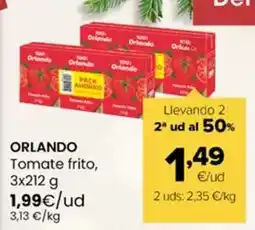Autoservicios Familia Orlando - tomate frito oferta
