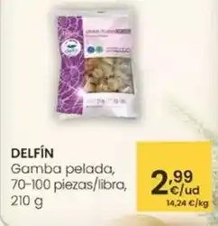 Eroski Delfín - gamba pelada oferta